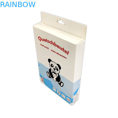 Caja de empaquetado de papel de la suspensión de la cartulina plegable del agujero 350g