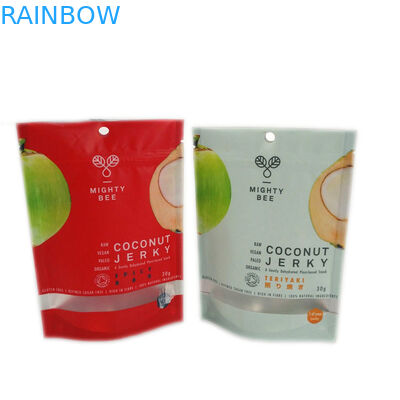 Bolsas plásticas del papel de aluminio del ANIMAL DOMÉSTICO del agujero de la caída de la categoría alimenticia