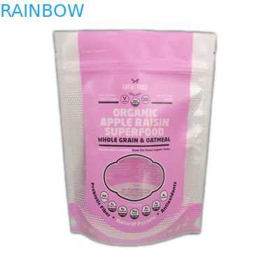 Empaquetado plástico delantero de las bolsas plásticas del MOPP de la cerradura de la cremallera