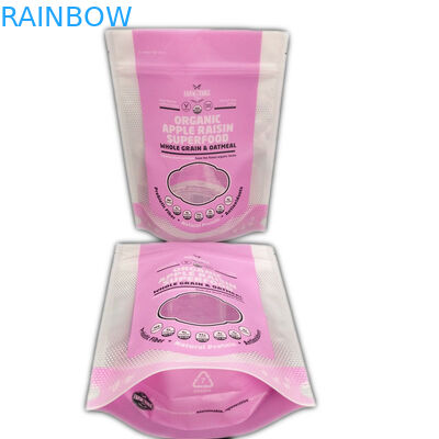 Empaquetado plástico delantero de las bolsas plásticas del MOPP de la cerradura de la cremallera