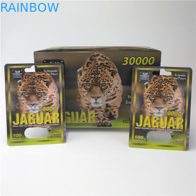 empaquetado masculino de la tarjeta de la ampolla de la tarjeta de las píldoras 3D del rinoceronte del casquillo de 12m m