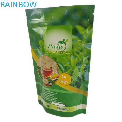 La hoja laminada cerradura brillante de la cremallera del final se coloca para arriba empaqueta