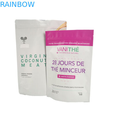 El plátano salta el empaquetado de las bolsas plásticas de la cremallera VMPET