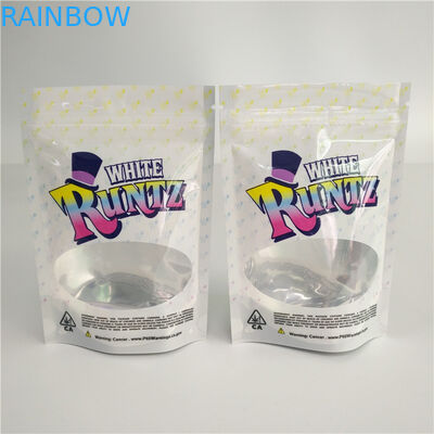 la película olográfica de 3.5g 7g 14g se levanta el empaquetado de la bolsa