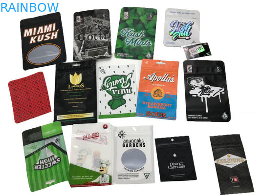 Las bolsitas modificadas para requisitos particulares libres Doypack delicioso médico de la prueba del niño de la muestra se levantan la bolsa con las cremalleras dobles