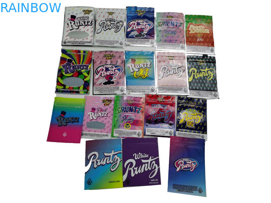 Las bolsitas modificadas para requisitos particulares libres Doypack delicioso médico de la prueba del niño de la muestra se levantan la bolsa con las cremalleras dobles