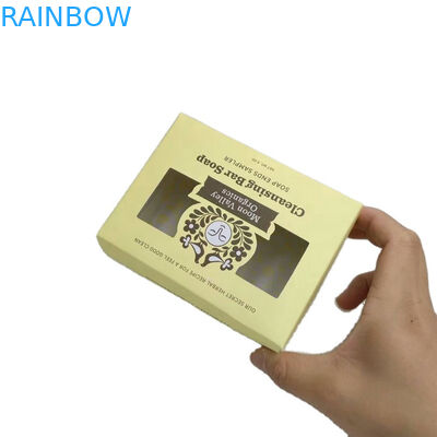 Caja de papel de empaquetado modificada para requisitos particulares de alta calidad del maquillaje de Skincare de la caja del jabón del sellado de oro de la cara del cosmético de lujo de la crema limpiadora