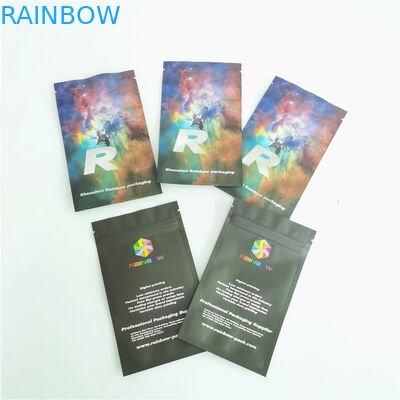 Bolsas plásticas planas de la prueba del olor que empaquetan las bolsitas Ziplock para el empaquetado de las píldoras