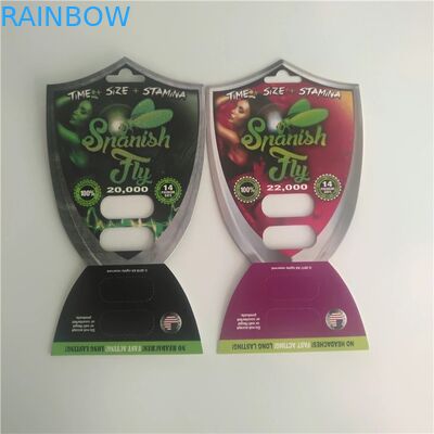 Tarjetas de papel de empaquetado de la píldora redonda de la ampolla con la tarjeta de papel de la nueva del diseño píldora del SWAG con inventario grande