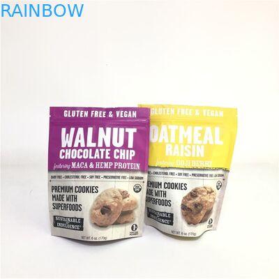 Modificado para requisitos particulares levántese el bolso de empaquetado de Mylar de la comida del bolso del anacardo de la nuez de la galleta de la categoría alimenticia