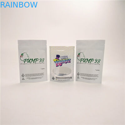 Muestree la bolsa libremente modificada para requisitos particulares de la medicina de las galletas de la selva del runtz de los bolsos de la prueba CBD del niño con la ventana