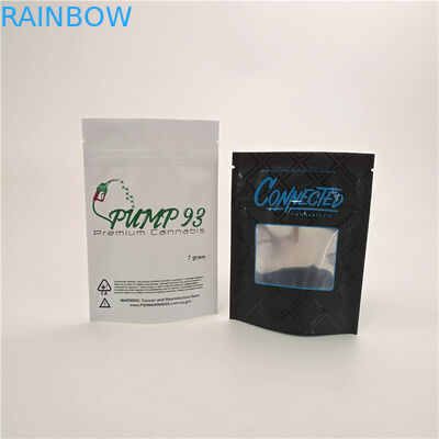 Muestree la bolsa libremente modificada para requisitos particulares de la medicina de las galletas de la selva del runtz de los bolsos de la prueba CBD del niño con la ventana