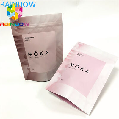 Bolsos Ziplock negros mates del envase de plástico de la prueba biodegradable de alta calidad del olor