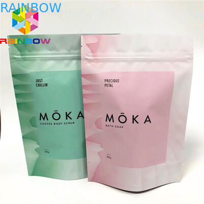 Bolsos Ziplock negros mates del envase de plástico de la prueba biodegradable de alta calidad del olor