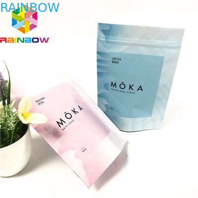 Bolsos Ziplock negros mates del envase de plástico de la prueba biodegradable de alta calidad del olor