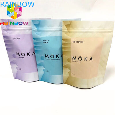 Bolsos Ziplock negros mates del envase de plástico de la prueba biodegradable de alta calidad del olor