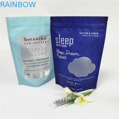 Bolso de empaquetado plástico a todo color estupendo de la sal de baño del papel de aluminio de la impresión de septiembre PE