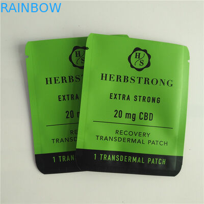 20mg huelen de la prueba de Mylar el pequeño CBD Gummies cáñamo de la bolsita del bolso que empaqueta los bolsos de empaquetado reciclados de la píldora para el polvo