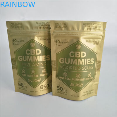 la bolsa VMPET de 5oz 50mg Cbd Gummies se levanta la bolsa Ziplock