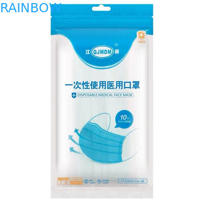 Bolso de empaquetado plástico que se puede volver a sellar de la bolsa N95/KF94 de la impresión de la venta directa de la fábrica del logotipo del bolso de encargo de la máscara para la máscara