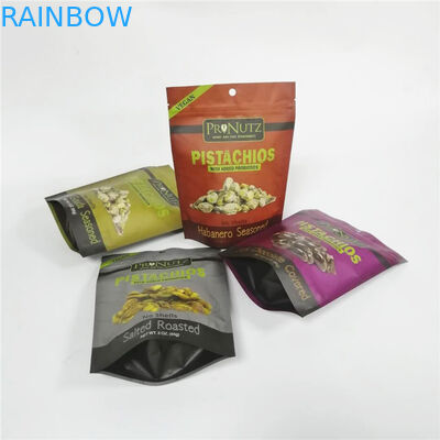 el empaquetado de mylar de la cerradura de la cremallera del vacío del papel de aluminio se levanta las nueces de la comida de la bolsa que embalan la bolsa de plástico