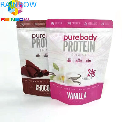 El soporte que se puede volver a sellar encima de los bolsos ziplock para la aduana de la comida/del polvo imprimió el bolso de empaquetado de acabado mate de la bolsa