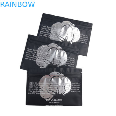 CBD Cat Food Dog Food Packaging empaqueta el bolso de plata del papel de aluminio con la cremallera a prueba de niños