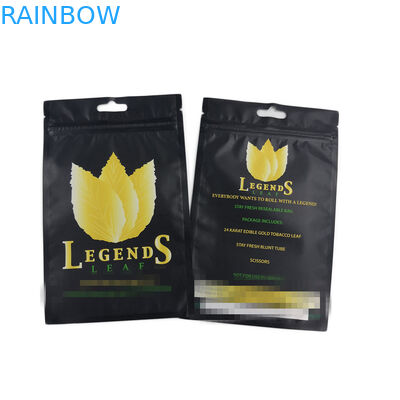 Bolsa de embalaje para incienso herbal reciclable a prueba de humedad con impresión en huecograbado y cierre hermético