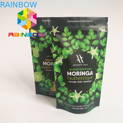 Impresión de Digitaces del bolso de empaquetado del soporte del polvo de la proteína para arriba