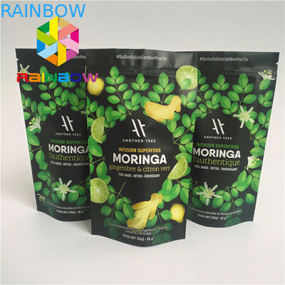 Impresión de Digitaces del bolso de empaquetado del soporte del polvo de la proteína para arriba