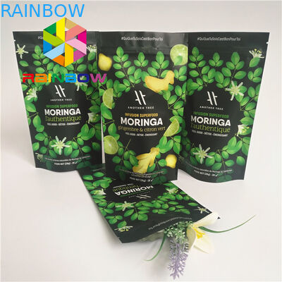 Impresión de Digitaces del bolso de empaquetado del soporte del polvo de la proteína para arriba