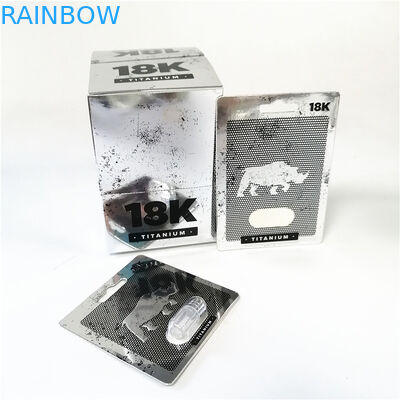 Exhiba la caja de tarjeta sexual de Poseidon del funcionamiento de imprenta del papel de los reforzadores masculinos de encargo de las tarjetas