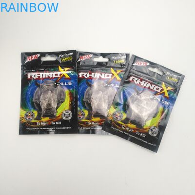 Las píldoras herbarias alimenticias del polvo del extracto del suplemento el 90% miden el tiempo de largo de las cápsulas para el rinoceronte de empaquetado del hombre