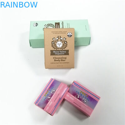 Cajas revestidas ULTRAVIOLETA de sellado calientes de empaquetado impresas de encargo del jabón de las cajas de regalo de la caja de papel
