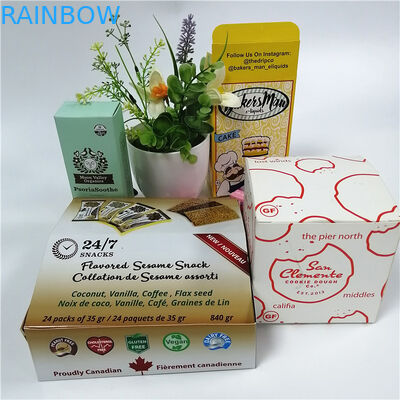 Caja de papel de la torta del OEM que empaqueta el acondicionamiento de los alimentos que embala de alta calidad de papel 350g