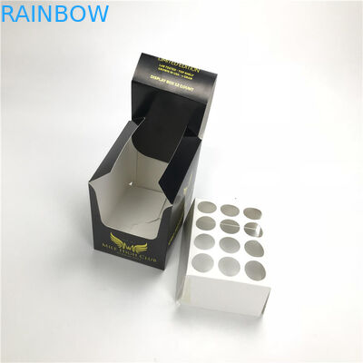 La caja grabada en relieve del papel de imprenta para los productos de la energía CBD de la botella de aceite presentación la caja con el parte movible