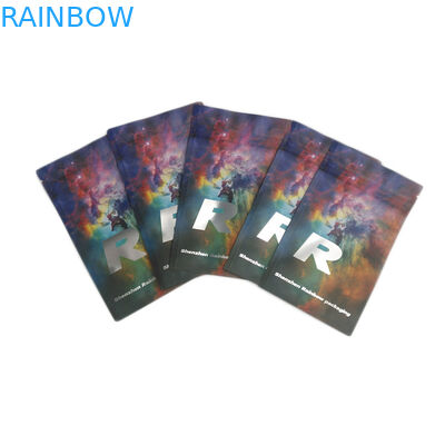 Caramelo resistente de impresión de encargo del niño del papel de aluminio que empaqueta la bolsa de Matt Smell Proof Childproof Ziplock del bolso de Mylar