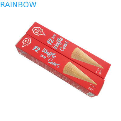 La caja de empaquetado de papel del helado del color de CMYK modificó a Logo For Cookies Packaging para requisitos particulares