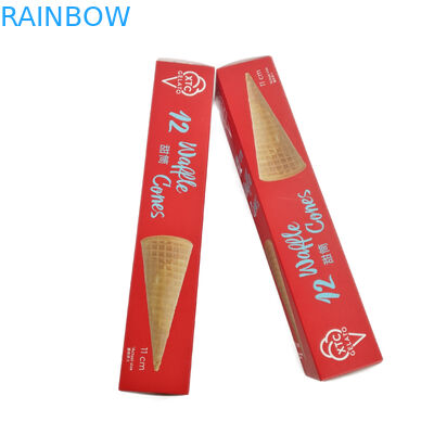 La caja de empaquetado de papel del helado del color de CMYK modificó a Logo For Cookies Packaging para requisitos particulares