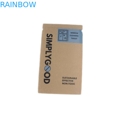 El material reciclable Brown Kraft modificó las bolsas de papel para requisitos particulares para el empaquetado cosmético