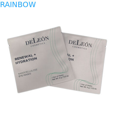 El diseño de impresión de encargo de los pequeños bolsos blancos laminó la bolsa de empaquetado cosmética de la hoja