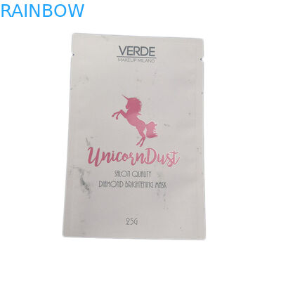 Pequeña bolsa de empaquetado de empaquetado cosmética de la muestra de Moq con la hoja alineada