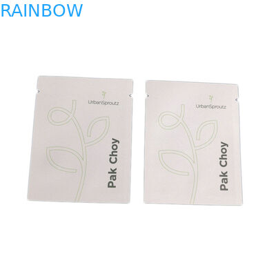 Pequeña bolsa de empaquetado de empaquetado cosmética de la muestra de Moq con la hoja alineada