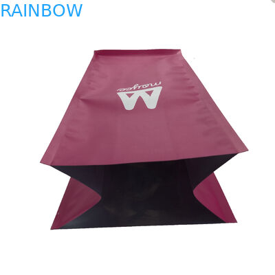 Alta prenda impermeable de encargo Digital del rosa de Quanlity que imprime el soporte plástico de la bolsa del bolso de la cerradura de la cremallera encima de la parte inferior plana para el café de las nueces