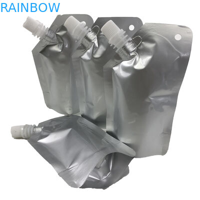 Bolsa impresa de alta calidad modificada para requisitos particulares que se coloca encima de bolsa del canalón con el bolso de empaquetado del papel de aluminio con la cremallera para los alimentos para niños