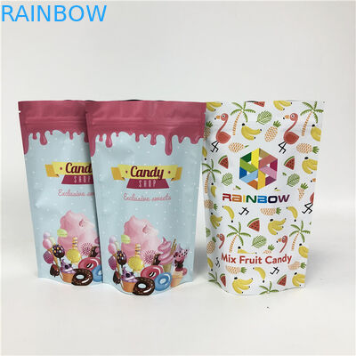 sacudida Doypack de la proteína 280g 100 bolsos mates de la cremallera de Mylar del micrón