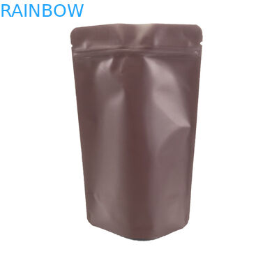 bolso Ziplock del papel de aluminio de 28g VMPET Mylar con la válvula de desgasificación