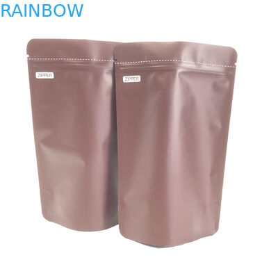 bolso Ziplock del papel de aluminio de 28g VMPET Mylar con la válvula de desgasificación