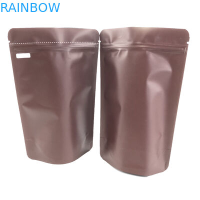 bolso Ziplock del papel de aluminio de 28g VMPET Mylar con la válvula de desgasificación