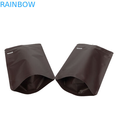 bolso Ziplock del papel de aluminio de 28g VMPET Mylar con la válvula de desgasificación